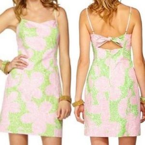 Lilly Pulitzer McCallum Dress Limeade Cheat Ya Pink Green 4
